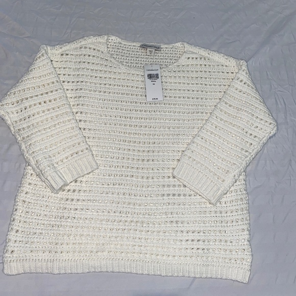 NWT Goldwater Creek Crochet Sweater - Picture 1 of 5